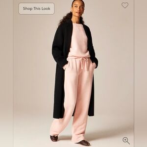 J. Crew Heritage terry wide-leg sweatpant